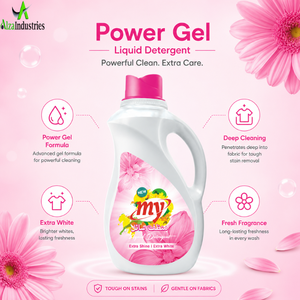 Detergente Líquido para Ropa con Aroma Floral |   Limpiador de Telas Ultra Blanco de Alta Espuma |   Lavadora Semiautomática OEM de Marca Privada para Exportación a Granel - Product Image 6
