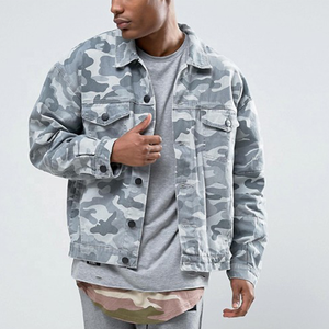 เสื้อโค้ทยีนส์พิมพ์ลายไทได ไซส์พลัส สำหรับฤดูใบไม้ผลิ สไตล์ลำลอง ลุคเท่ๆ สำหรับผู้ชาย จาก Haus Industries - Product Image 2