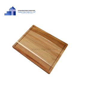 Produit phare : Planche à découper en bois d'acacia massif de haute qualité pour ustensiles de cuisine, vente en gros auprès d'un fabricant vietnamien - Product Image 5