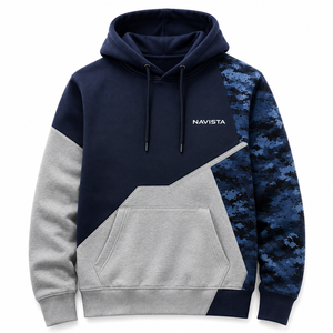 Unisex Winter 100% Cotton Fleece Pullover <b>Hoodie</b> with Oversized Fit Lined Design Eco-Friendly & Breathable Fabric - Product Image 4