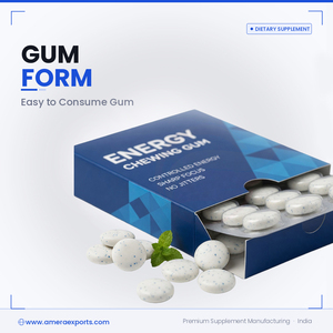 Energy Boost Chewing <b>Gum</b> with Vitamin B Complex Bulk Supply - Product Image 1
