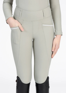 Pantalons d'équitation élégants pour enfants, tissu extensible doux, coupe performante, respirants et confortables - Product Image 5