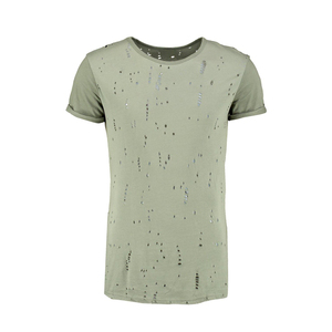 Premium Acid Wash Distressed Cotton T-Shirt for Men Best Fabric New <b>Fashion</b> Blank Design Cheap Price Summer T Shirt - Product Image 3