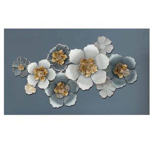 ศิลปะตกแต่งผนังโลหะสีขาวและสีทองคุณภาพสูงงานแฮนด์เมดศิลปะบนผนังโลหะตกแต่งผนังเหมาะสำหรับห้องนั่งเล่นและห้องนอน - Product Image 6