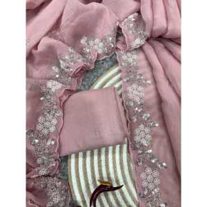 Designer Party Wear Saree con perlas elegantes Work Chic Pearl Collares Accesorio - Product Image 5