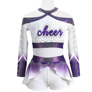 Traje de Majorette Personalizable y Cómodo para Clubes/Escuelas/Eventos - Vestido de Actuación Escénica de Alta Calidad en Spandex/Poliéster - Product Image 1