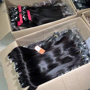 Extensions de cheveux Remy vietnamiens Super Double Drawn Meilleure qualité Faisceaux de trame droite en os bruts non transformés-Prix bon marché - Product Image 3