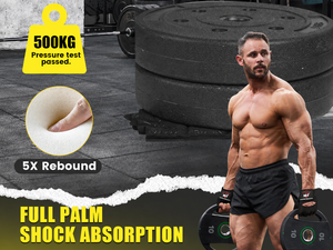Warpro Industry Gym Gloves-Microfiber Fabrics Shock Absorption Breathable & Lightweight for Men - Product Image 4