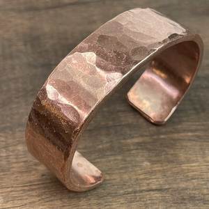 NEW QUALITY HANDICRAFT Handmade Polished Pure Copper <b>Bracelet</b> for Men Women Adjustable Open Cuff Design for Everyday Fashion - Product Image 6