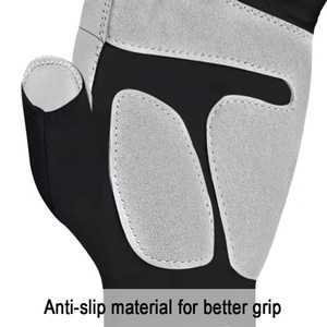 Gants de pêche antidérapants personnalisés en gros, à doigts coupés, respirants, protection des mains, équipement de pêche pour sports de plein air, fabricant - Product Image 3