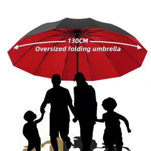 Factory Custom Logo Modern Pongee Manual Foldable <b>Large</b> Size <b>Umbrella</b> With UV Protection for Adults-Business Gifts - Product Image 1