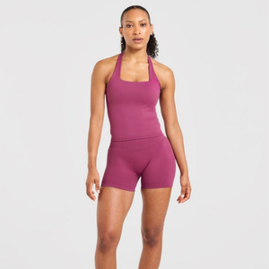 Shorts Deportivos de Cintura Alta para Mujer, para Gimnasio, Entrenamiento, Yoga, Running, Elásticos, Transpirables y que Absorben la Humedad - Product Image 1