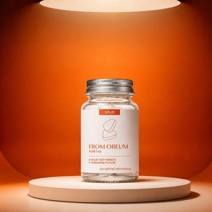 [FROM OREUM] Pasta de Dientes Sólida para Hoteles, Sabor Mandarina de Jeju, 60 Tabletas para Baños de Huéspedes - Product Image 1