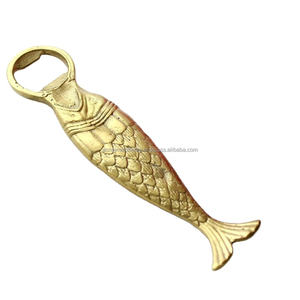 Classical <b>Bottle</b> <b>Opener</b> Fish Design <b>Bar</b> Tool Accessory Customized With Metal Brass Personalized <b>Bottle</b> <b>Opener</b> Wholesale Supply - Product Image 1