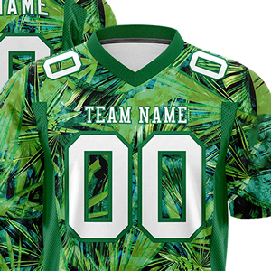 Nouveau design, meilleure qualité, maillot de football américain respirant à manches courtes, personnalisable, léger. - Product Image 2