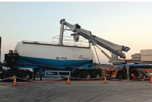 Système de déchargement de ciment industriel haute efficacité sans poussière pour le transfert de matériaux en vrac et l'utilisation portuaire - Product Image 2