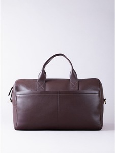 Sac de Voyage Vintage en Cuir Marron de Luxe pour Homme avec Compartiment à Chaussures, Sac de Sport et de Week-end en Polyester Durable - Product Image 5