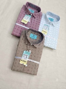 M. Chemise décontractée à manches longues pour homme, imprimé géométrique, col rabattu, parfaite - Product Image 4