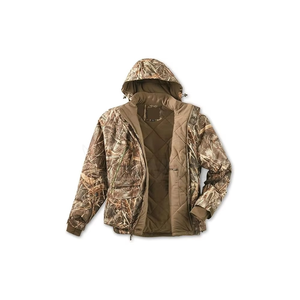 Veste de chasse unisexe pour l'extérieur, imperméable, pour la randonnée et le camping, camouflage, softshell, imprimé sur le devant, pour adultes - Product Image 4