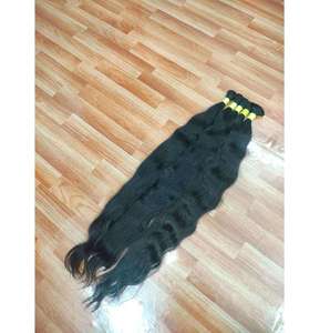 Extensiones de Cabello Humano Virgen Indio de Calidad de Exportación para Instalación y Cosido, Disponibles en Grandes Cantidades - Product Image 1