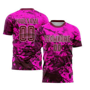 Dernier design, nouveau style, uniforme de football personnalisé en sublimation, 100% polyester, léger, séchage rapide, qualité supérieure, couleur unie - Product Image 6