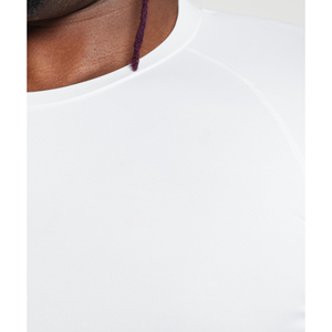 T-shirt de compression pour homme, coupe ajustée, tissu extensible, anti-transpiration, pour la gym, l'entraînement, la course à pied et les sports. - Product Image 3