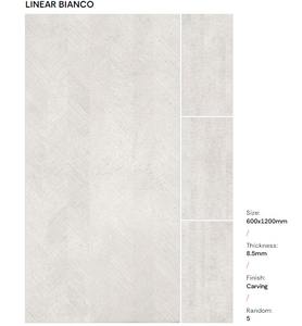 Azulejo Super Tile de 600x1200mm, azulejo de porcelana pulido para baño, dormitorio, sala de estar de lujo, cocina, azulejo de pared dorado brillante para el hogar - Product Image 4