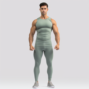 เสื้อผ้าออกกำลังกายแขนยาวพิมพ์ลายตามสั่งสำหรับผู้ชาย บริการ OEM เสื้อรัดรูปแห้งเร็วแบบระเหิดสีสำหรับผู้ชาย ขายส่ง OEM - Product Image 3