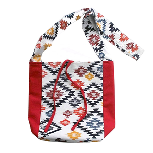 Bolsa de compras impresa sin Azo de moda agradable 100% algodón ecológico de calidad superior con mango automático de algodón de tasa competitiva - Product Image 1