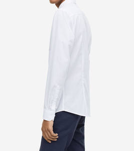 Chemise de bureau en coton pour homme, col rabattu, manches longues, en satin tricoté, grande taille, haute qualité, vente chaude - Product Image 2