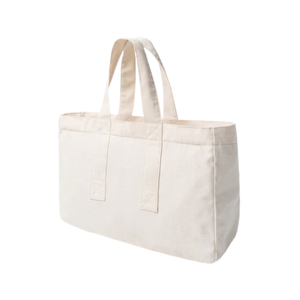 Vietnam Direct Factory's High Quality New Fashion Recycled Cotton Canvas Beach Bag for Women Low MOQ Logo Pattern - Product Image 3