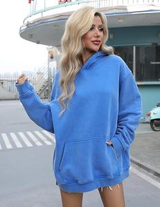 Sudadera con Capucha con Logotipo Personalizado, Estilo Urbano, Lavado Ácido, Corte Holgado, Sudadera Oversize con Lavado Ácido - Product Image 3