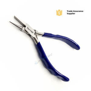 Pince à bec plat et rond en acier inoxydable de haute qualité, outil de précision pour la fabrication de bijoux, idéale pour le bobinage, la création de boucles et la pliage de fils (OEM) - Product Image 4