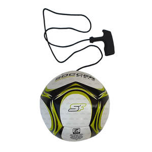 Customizable Logo Children's Soccer Ball Training Device Durable PU PVC Material Loop Handle Classic Style Football Training - Product Image 2