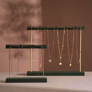 Luxury Metal Necklace Display Stand <b>For</b> Chains Pendants And Jewelry Organizer <b>Dressing</b> <b>Table</b> And Boutique Showcase From India - Product Image 2