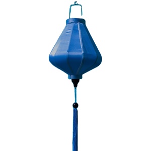 Decorative Vietnam Silk Lantern Handmade <b>Flower</b> Painted Hanging <b>Ornament</b> for Home - Product Image 1
