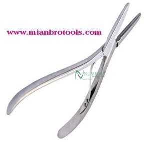 Outils de pose d'extensions capillaires de haute qualité avec poignée noire, pinces pour extensions pré-collées, outils de salon de coiffure avec instruments certifiés CE - Product Image 2