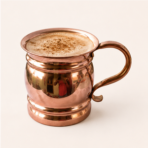 Mug à Moscow Mule en cuivre massif pur, fait main, martelé, pour bar, tasse à cocktail vintage, vente en gros - Product Image 4