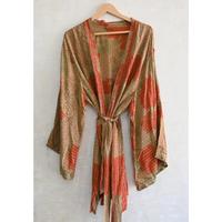 Robe Kimono en Soie Florale de Luxe Grande Taille pour Femme, Longueur Genou, Style Bohème Élégant, Tenue Décontractée et de Nuit pour l'Automne