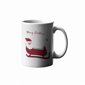 Taza de Cerámica Navideña Realista y Adorable, Estilo Nórdico con Santa Claus, Ecológica, con Asa, para Oficina, Hogar, Vajilla, Taza para Desayuno - Product Image 6