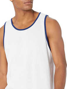 Débardeur tricoté pour homme le plus vendu avec logo personnalisé, respirant et à séchage rapide, en mélange de coton, idéal pour le fitness - Product Image 3