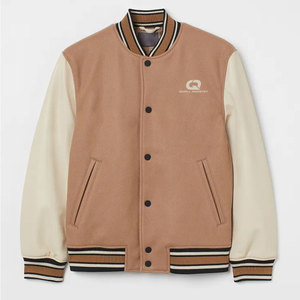 Chaqueta Varsity Casual de Invierno para Hombre de Alta Calidad, Transpirable y Resistente al Viento, Te Mantiene Abrigado Durante las Temporadas de Otoño/Invierno - Product Image 1