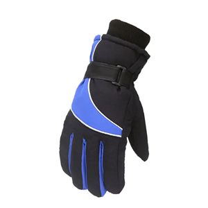 Gants de ski isolés de qualité supérieure, design personnalisable, fabriqués directement en usine, en cuir de chèvre, coupe-vent et imperméables, thermiques pour l'hiver - Product Image 5