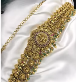 Ensemble de bijoux ethniques de qualité supérieure en laiton plaqué or pour femmes, cadeau de mariage traditionnel - Product Image 2