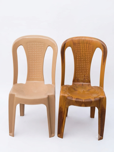 Modern Portable <b>Stackable</b> Plastic Manual Armless Cross Back <b>Dining</b> <b>Chair</b> Red Color Home Office Bedroom Apartment Hotel Outdoor - Product Image 2