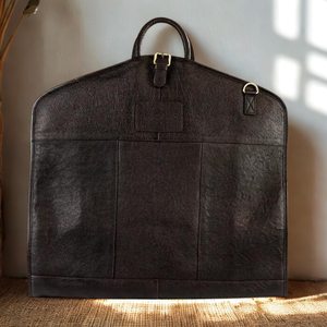 Bolsa de Viaje para Trajes de Cuero Genuino Hecha a Mano de Primera Calidad, Resistente, con Cierre, para Viajes Casuales y Negocios, Venta al Por Mayor - Product Image 4