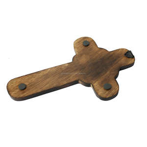 Nuevo diseño personalizado, cruz de madera tallada, cruces religiosas cristianas de madera a la venta de Falak World Export - Product Image 1