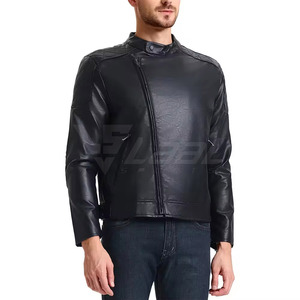 New Arrival Fashion Outerwear With Soft Comfort Fit <b>Men</b> <b>Leather</b> <b>Jacket</b> Modern Winter <b>Jacket</b> <b>Men</b> <b>Leather</b> <b>Jacket</b> - Product Image 4