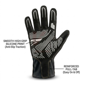 Gants de motocross et de karting professionnels de haute qualité en cuir PU respirant - Product Image 2