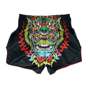 Shorts MMA personnalisés prêts à être expédiés en gros, faible MOQ, petits lots, shorts de grappling pour salles de sport, séchage rapide, respirants, arts martiaux, combat - Product Image 2